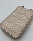 Giani Bernini Neutral Signature Phone Pouch Wallet Crossbody