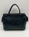 Coach Black Leather Satchel Tote Bag 9182