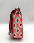 Kate Spade Pink Laurel Way Ikat Posey Foldover Crossbody bag