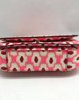 Kate Spade Pink Laurel Way Ikat Posey Foldover Crossbody bag