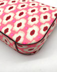 Kate Spade Pink Laurel Way Ikat Posey Foldover Crossbody bag
