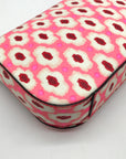 Kate Spade Pink Laurel Way Ikat Posey Foldover Crossbody bag