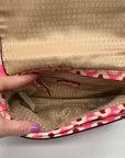 Kate Spade Pink Laurel Way Ikat Posey Foldover Crossbody bag
