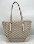 Michael Kors Signature Canvas Natural Beige Aria Tote