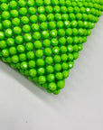MMS Brands Green Handmade Beaded Tote Bag