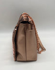 I.N.C. International Concepts Rose Gold Ajae Soft Sequin Top Handle Bag