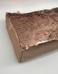 I.N.C. International Concepts Rose Gold Ajae Soft Sequin Top Handle Bag