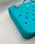 Bogg Bag Turquoise Synthetic Waterproof Tote Bag