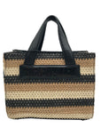 Steve Madden Beige Raffia Bflores Mini Tote With Wallet