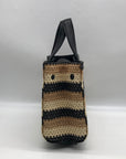 Steve Madden Beige Raffia Bflores Mini Tote With Wallet