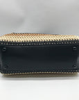 Steve Madden Beige Raffia Bflores Mini Tote With Wallet