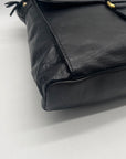 Leder Buck FatFace Ava Black Backpack