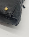 Leder Buck FatFace Ava Black Backpack