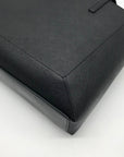 Michael Kors Black Saffiano Leather Large East West Sallie Tote Bag
