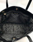 Michael Kors Black Saffiano Leather Large East West Sallie Tote Bag