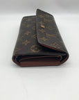 Louis Vuitton Brown Monogram Coated Canvas Snap Wallet