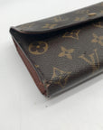 Louis Vuitton Brown Monogram Coated Canvas Snap Wallet