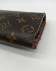 Louis Vuitton Brown Monogram Coated Canvas Snap Wallet