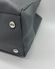 Michael Kors Grey Saffiano Leather Travel Tote Bag