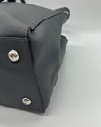 Michael Kors Grey Saffiano Leather Travel Tote Bag