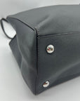 Michael Kors Grey Saffiano Leather Travel Tote Bag