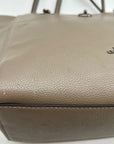 Coach Soft Grey Turn-lock Chain Tote Bag 57107