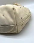 Sam Edelman Faren Rhinestone Medium Beige Suede Hobo