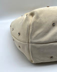 Sam Edelman Faren Rhinestone Medium Beige Suede Hobo