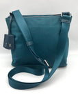 Tumi Teal Nylon Voyageur Tula Crossbody & Wallet