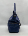 Tignanello Blue Leather Hobo or Shoulder Bag