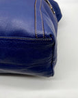 Tignanello Blue Leather Hobo or Shoulder Bag