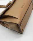Spartina 449 Tan Leather Top Handle Siren Convertible Satchel