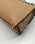 Spartina 449 Tan Leather Top Handle Siren Convertible Satchel