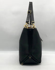 Form Function Form Black Horween Leather & Animal Print Flap 3 Way Bag
