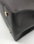 Michael Kors Brown Pebbled Leather Mercer Satchel