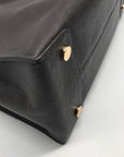 Michael Kors Brown Pebbled Leather Mercer Satchel