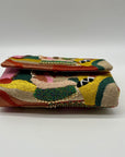MMs Brands Beaded Flip-Over Clutch Purse