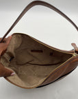 Michael Kors Brown Dover Large Leather Shoulder Bag
