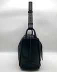 The Sak Black Pebbled Leather Medium Los Feliz Hobo Bag