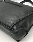 The Sak Black Pebbled Leather Medium Los Feliz Hobo Bag