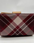 Giani Bernini Plaid Red Framed Indexer Wallet