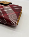 Giani Bernini Plaid Red Framed Indexer Wallet