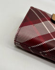 Giani Bernini Plaid Red Framed Indexer Wallet