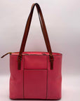 Dooney & Bourke Pink Pebbled Leather Small Shopper Tote Bag