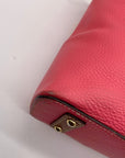 Dooney & Bourke Pink Pebbled Leather Small Shopper Tote Bag