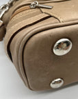 The Real McCoy Tan Leather Tote Bag