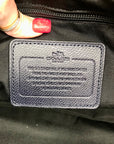 Coach Dark Blue Leather Metropolitan Convertible Brief Bag