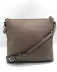 Kate Spade Taupe Pebbled Leather Jackson Street Melisse Crossbody Bag