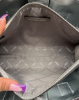 Michael Kors Silver Pebbled Leather Small Ruthie Satchel