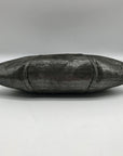 Lauren Merkin Gray Snake Embossed Clutch